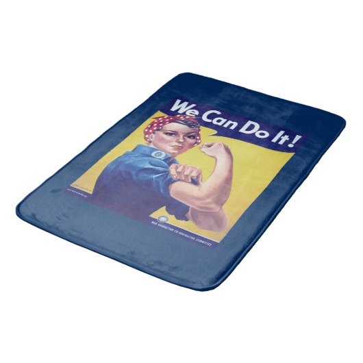 We Can Do It Rosie the Riveter Verenigde Staten Badmat (Gekanteld)