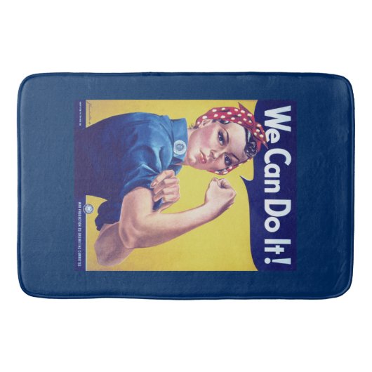We Can Do It Rosie the Riveter Verenigde Staten Badmat (Voorkant)