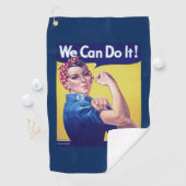 We Can Do It Rosie the Riveter Verenigde Staten Golfhanddoek (Insitu)
