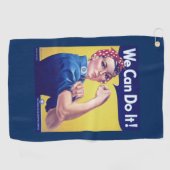 We Can Do It Rosie the Riveter Verenigde Staten Golfhanddoek (Horizontaal)