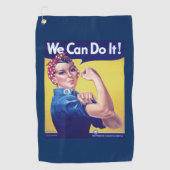 We Can Do It Rosie the Riveter Verenigde Staten Golfhanddoek (Voorkant)