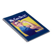We Can Do It Rosie the Riveter Verenigde Staten Notitieboek (Rechterzijde)