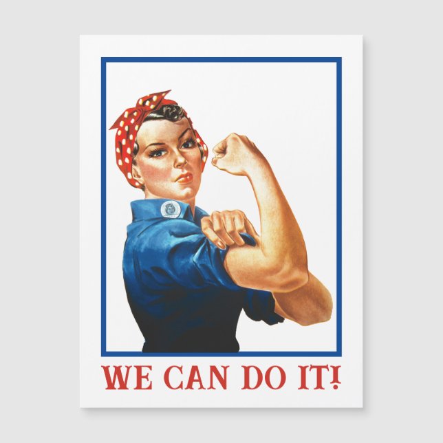 We Can Do It Rosie the Riveter Women Power WWII  (Voorkant)