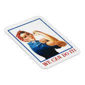 We Can Do It Rosie the Riveter Women Power WWII  Magneet (Rechterzijde)