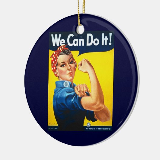 We Can Do It-sieraad Keramisch Ornament (Links)