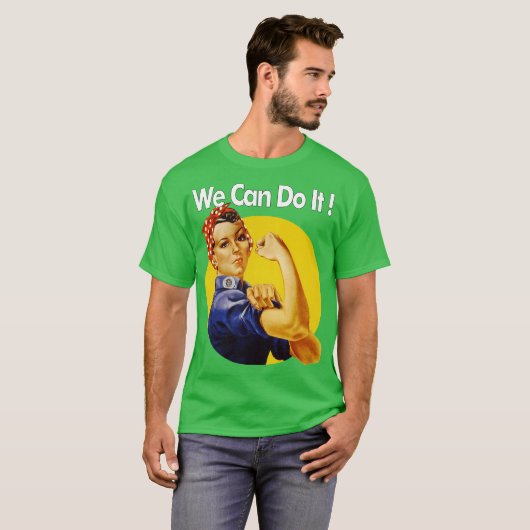 We Can Do It T-shirt (Voorkant volledig)