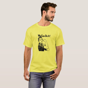We Can Do It! T-shirt Rosie the Riveter sticker