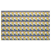 We Can Do It! White Cat Rosie the Riveter Stof (Fat Quarter)