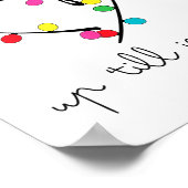 We Can Leave The Christmas Lights Up til January  Poster (Hoek)