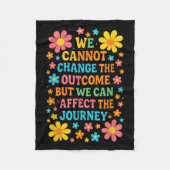 We Cannot Change The Outcome - Hosce Nurse Care Fleece Deken (Voorkant)