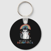 We Can't All Be Neurotycal Autism Adhd Awareness Sleutelhanger (Voorkant)