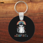 We Can't All Be Neurotycal Autism Adhd Awareness  Sleutelhanger (Voorkant)