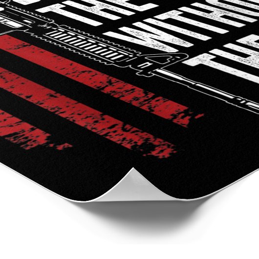 We Can't Defend The 1st Without The 2nd Amendment Poster (Hoek)