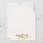 We can't wait to Squeeze You Neutral Baby Shower Kaart (Achterkant)