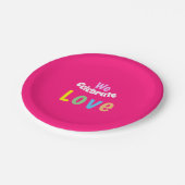 we celebrated love pillar candale thermal tumbler  papieren bordje (Gekanteld)