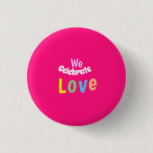 we celebrated love pillar candale thermal tumbler  ronde button 3,2 cm (Voorkant)