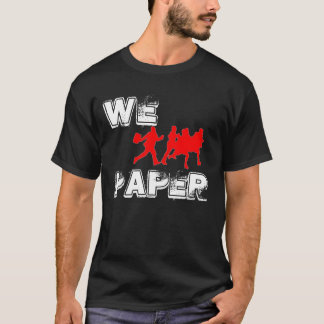 We Chase paper Blk. T-shirt