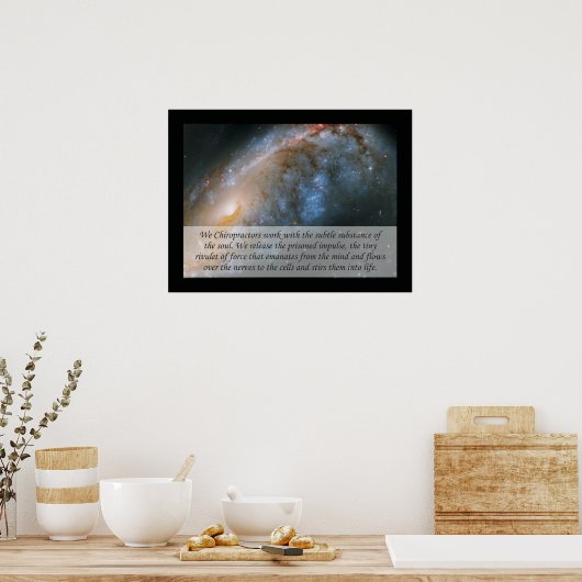 We Chiropractor Quote Poster (Keuken)