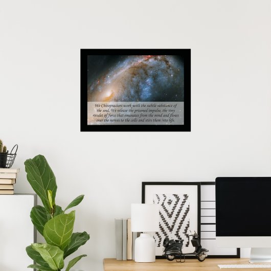 We Chiropractor Quote Poster (Thuiskantoor)