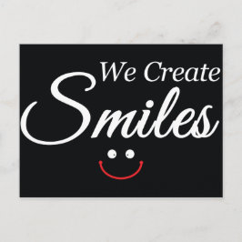 We Creëer Smile Briefkaart