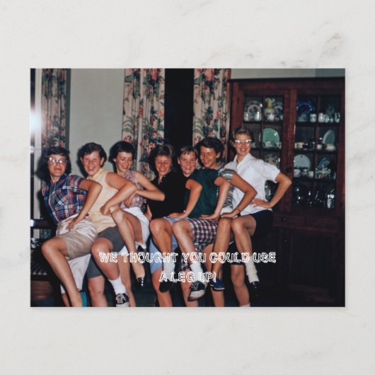 We dachten dat je een been-UP kon gebruiken. brief Briefkaart (Voorkant)