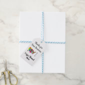 We danken je Logo Afbeelding tekst cadeauLabel (Met Touw)