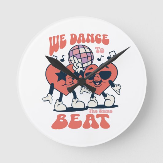 We dansen op dezelfde maat ronde klok (Voorkant)