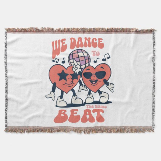 we dansen op hetzelfde ritme deken (Voorkant)