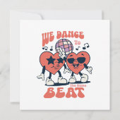 we dansen op hetzelfde ritme kaart (Achterkant)