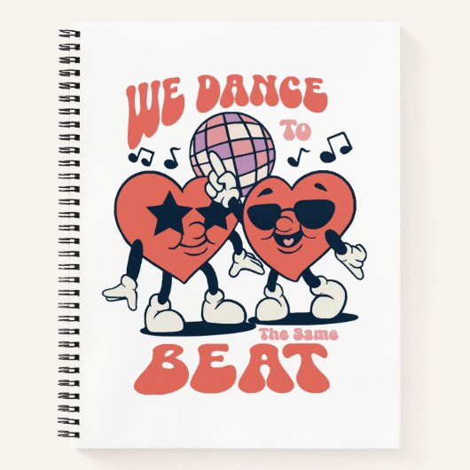 we dansen op hetzelfde ritme notitieboek (Voorkant)