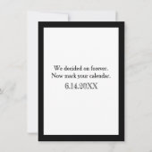 We Decided on Forever | Bewaar de datum Kaart (Voorkant)