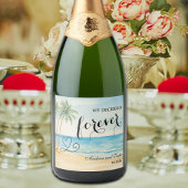 We decided on Forever Elegant Wedding Sparkling Wijnetiket