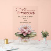 We Decided On Forever Wedding Acryl Bord (Huwelijk)