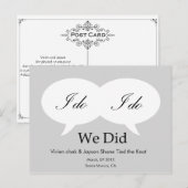 WE DEDEN - GEPERSONALISEERD SJABLOON BRIEFKAART (Voorkant / Achterkant)