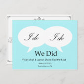 WE DEDEN - GEPERSONALISEERD SJABLOON BRIEFKAART (Voorkant / Achterkant)