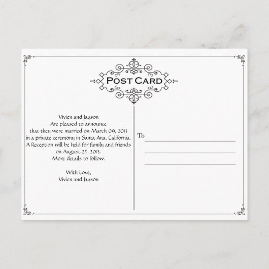 WE DEDEN - GEPERSONALISEERD SJABLOON BRIEFKAART (Achterkant)