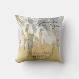 We deden het in Vegas Wedding Keepsake Kussen
