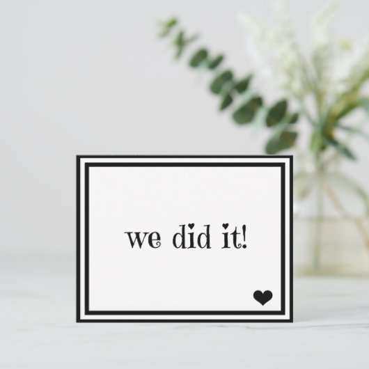 We deden het kaart (Staand voorkant)