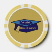 We deden het Klasse van 20XX Blues Afstuderen Pet Poker Chips (Voorkant)