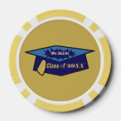We deden het Klasse van 20XX Blues Afstuderen Pet Poker Chips (Achterkant)