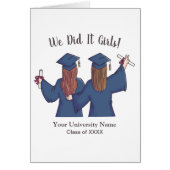 We deden het meisjes, Afstuderen meisjes (Voorkant)