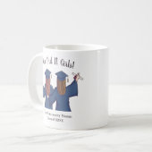 We deden het meisjes, Afstuderen meisjes gepersona Koffiemok (Voorkant links)