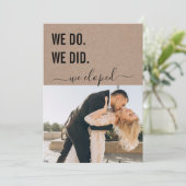 We deden het met een foto van Kraft Style Kaart (Staand voorkant)