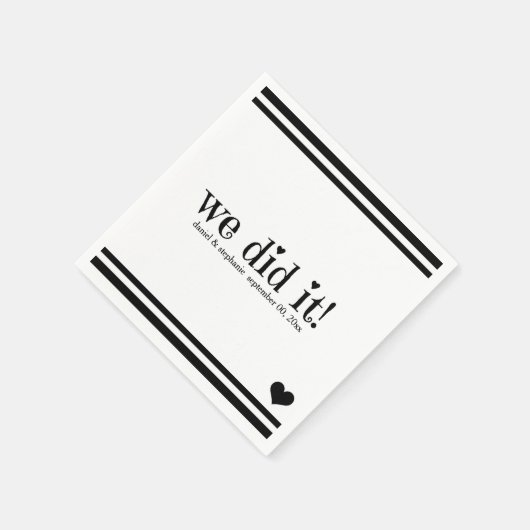 We deden het servet (Hoek)