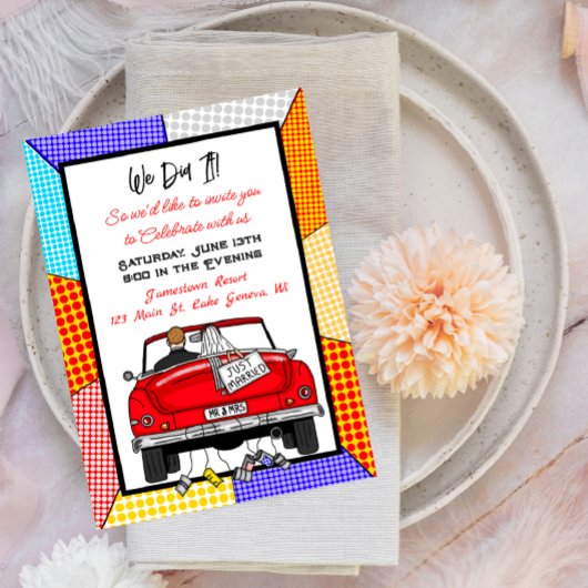 We deden het | We hebben de Eloped | Getrouwde aan Aankondiging