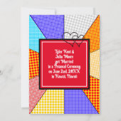 We deden het | We hebben de Eloped | Getrouwde aan Aankondiging (Achterkant)