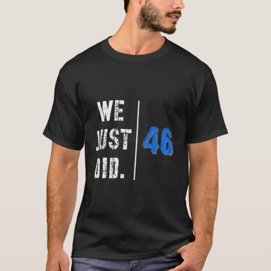 We deden net 46 t-shirt (Voorkant)