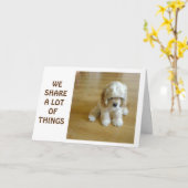 WE "DELEN" VEEL DINGEN - ONZE BIRTHDAY - DE "BESTE KAART (Gele Bloem)