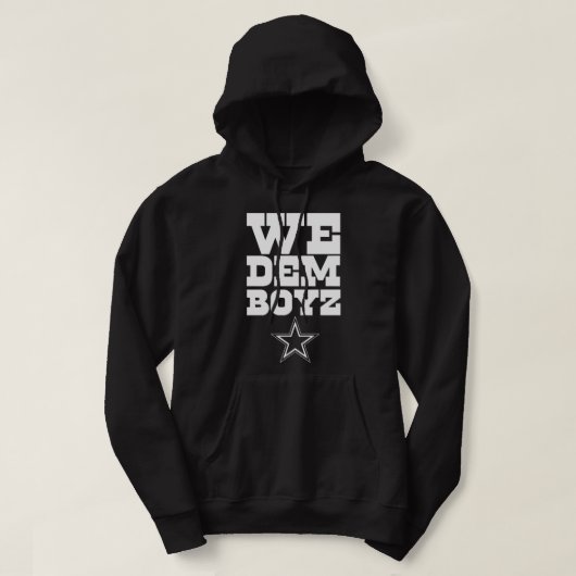 We Dem Boyz WHITE Hoodie (Design voorkant)