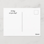 We denken aan je paarden. briefkaart (Achterkant)